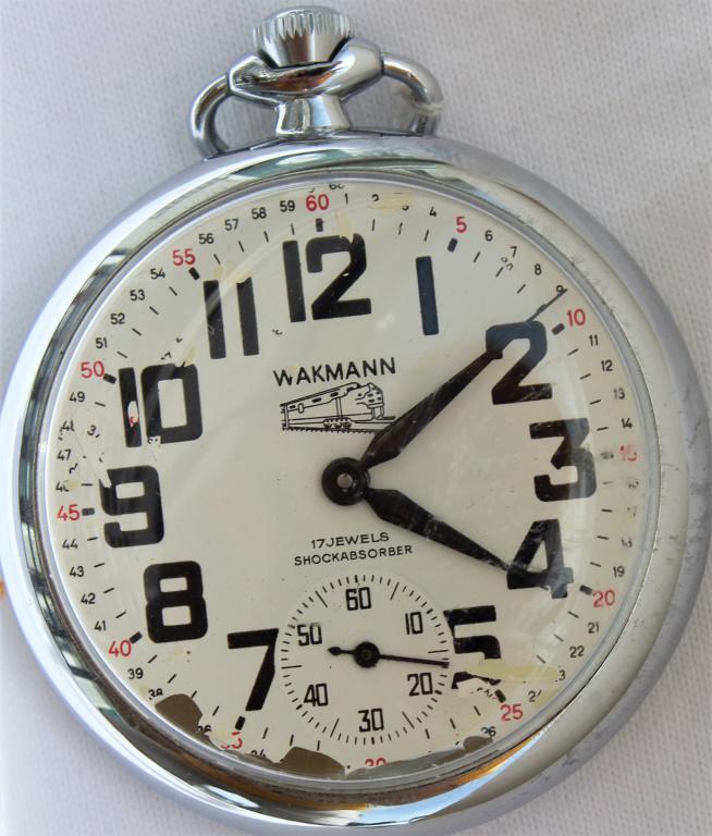 Wakmann pocket shop watch