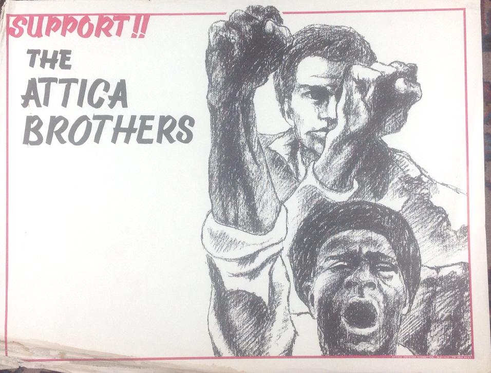 Attica Brothers, protest poster (1 of 7)