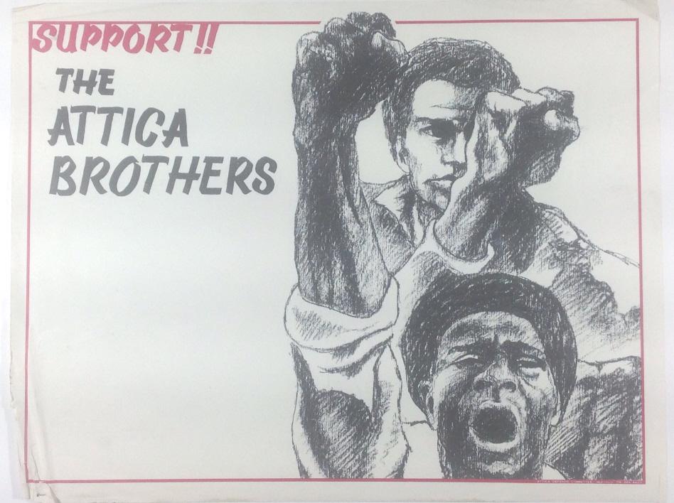 Attica Brothers, protest poster (1 of 5)