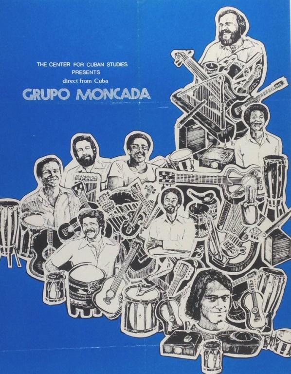 Center for Cuban Studies...Groupon Moncada: Center for Cuban Studies...Groupon Moncada. Direct from Cuba. Music band. Title: Center for Cuban Studies...Groupon Monca. Medium: Print. Size: 27 x 19 in. Signature: Unsigned. Unframed.