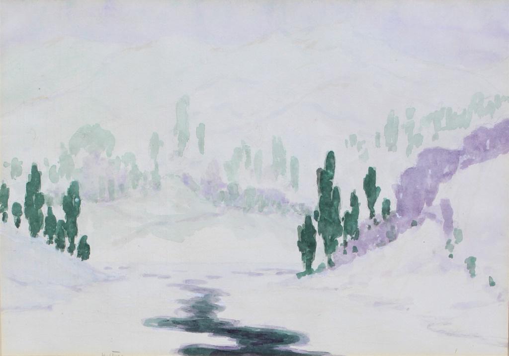 Harry Leslie Hoffman, winter scene (1 of 6)