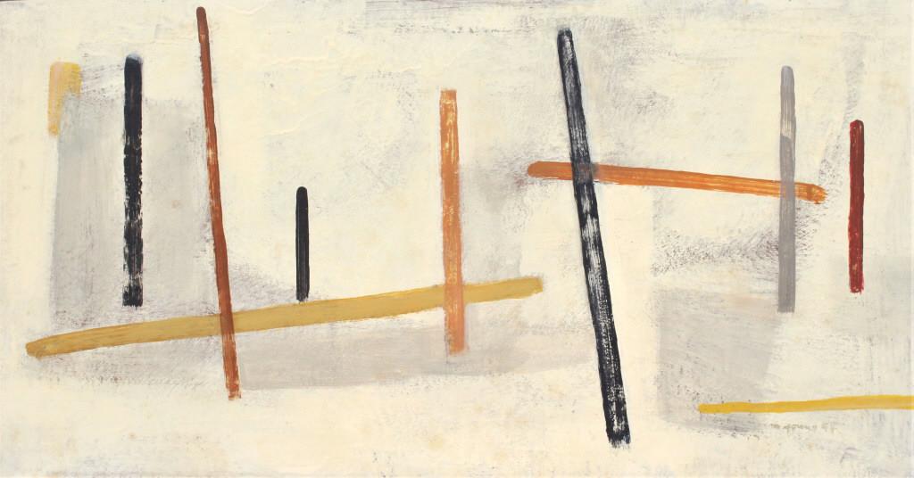 M. Young, Abstract Painting, Dated 1954 (1 of 5)