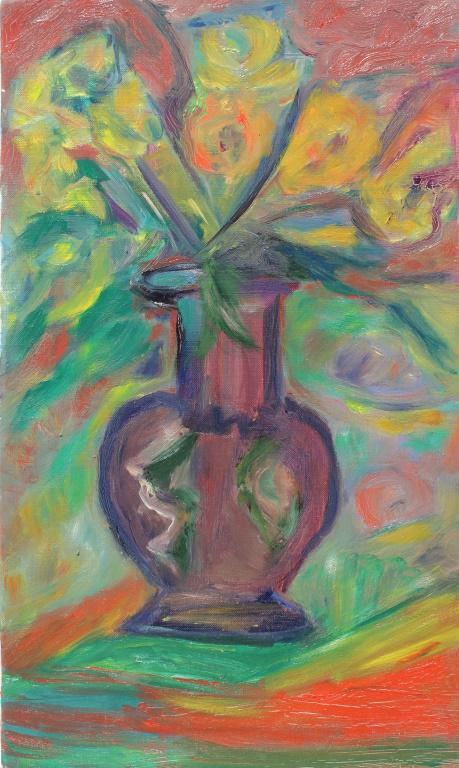 Marie Louise Garnavault (Atelier Malou) 1911-2012: Marie Louise Garnavault (Atelier Malou) 1911-2012. Garnivault was a writer, poet and art teacher as well as being a painter. She was quite reclusive and began painting after attending a Marc Chagall e