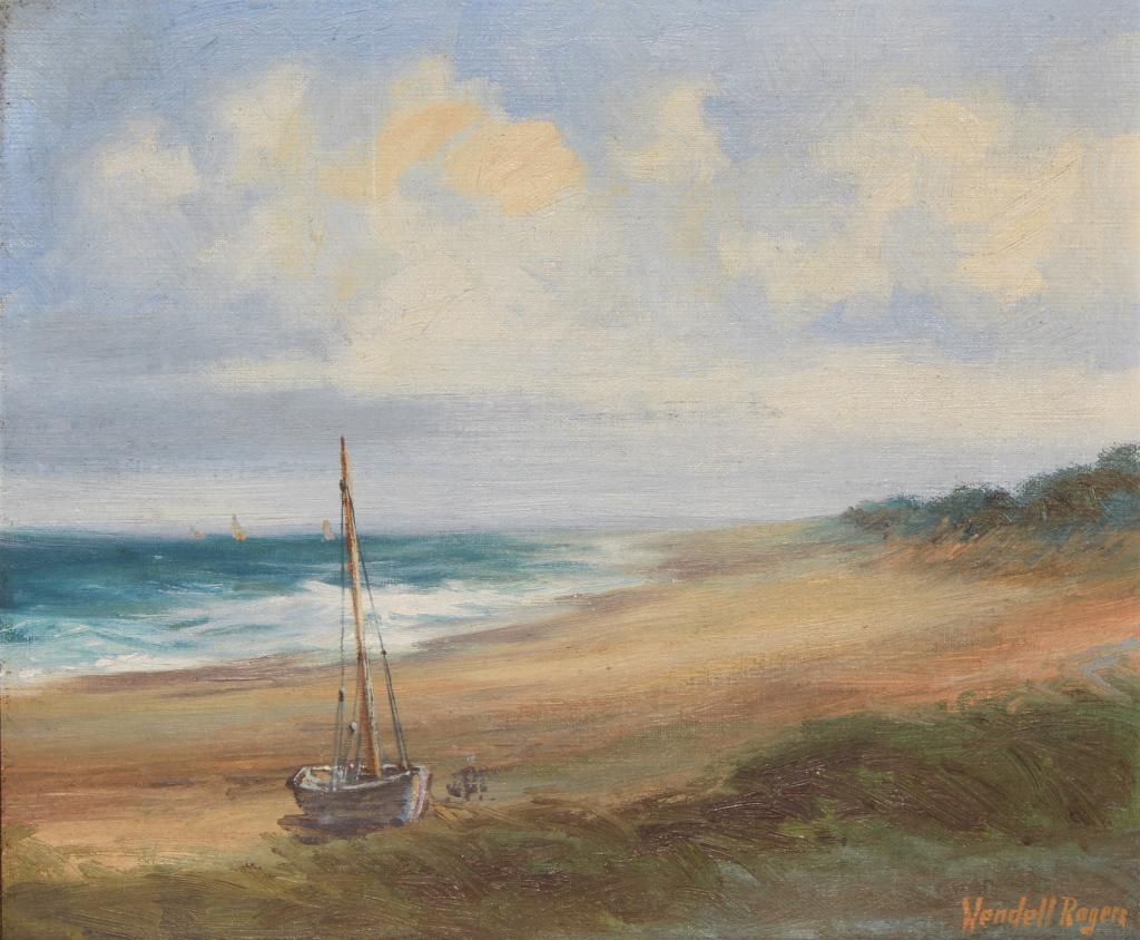 Wendell M. Rogers: Wendell M. Rogers. Wendell M. Rogers was born in South Orleans, Massachusetts, (and) grew up in Worcester. (He) studied at the Scott Carbee School of Art, Boston. After (the) 1929 Depression (he) move