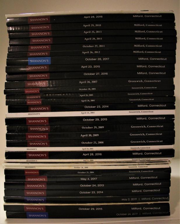 Over 220 auction catalogs: Over 220 auction catalogs. Over 220 auctions catalogs from Bonham's, Sotheby's,Heritage, Doyles, Shannon's, J D Julias 33 Shannon's Auction catalog includes auctions from 2000-2017. Over 53 Bonhams' c