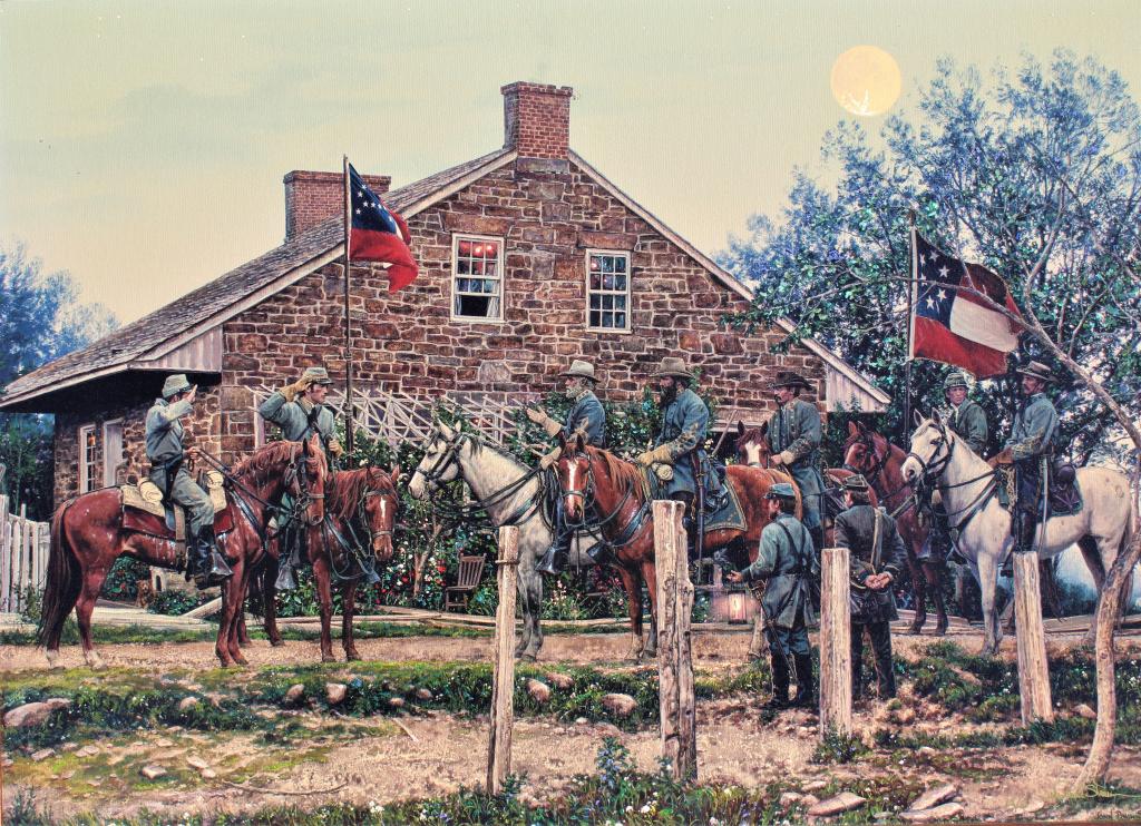 John Paul Strain: John Paul Strain. Signed and numbered 22/65 by artist, John Paul Strain (born September 22, 1955) is an American artist, specializing in art depicting American history. He creates hyper-realistic pain