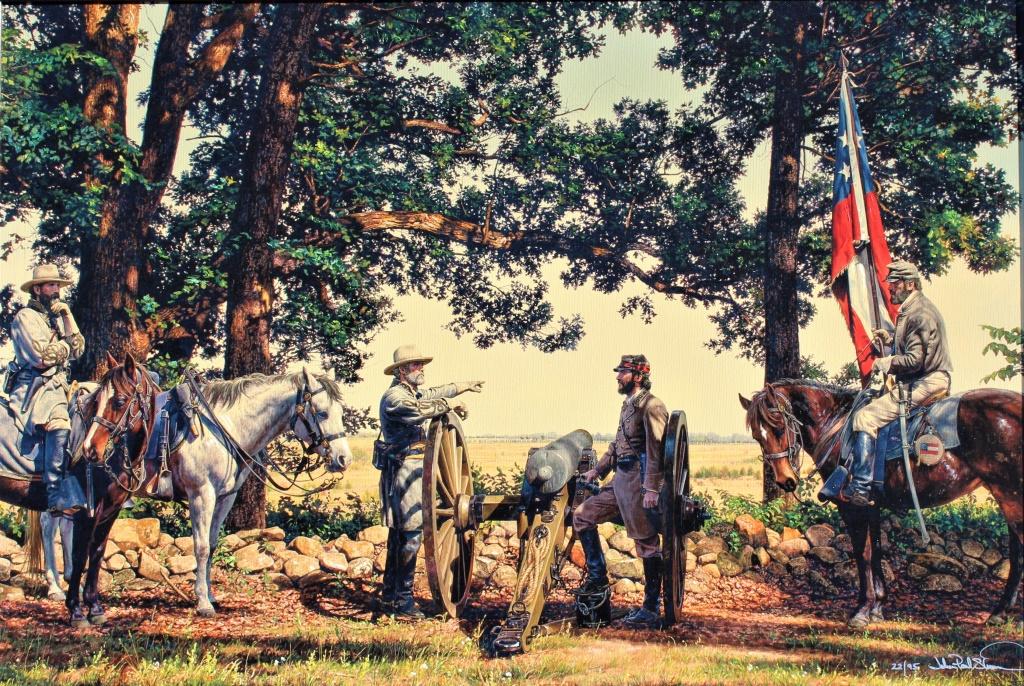 John Paul Strain: John Paul Strain. Signed and dated 22/95 by artist, John Paul Strain (born September 22, 1955) is an American artist, specializing in art depicting American history. He creates hyper-realistic paintin