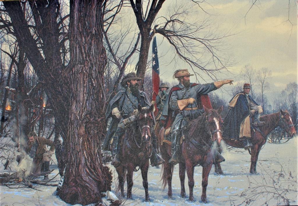 John Paul Strain: John Paul Strain. Signed and numbered 40/65 by artist. John Paul Strain (born September 22, 1955) is an American artist, specializing in art depicting American history. He creates hyper-realistic pain