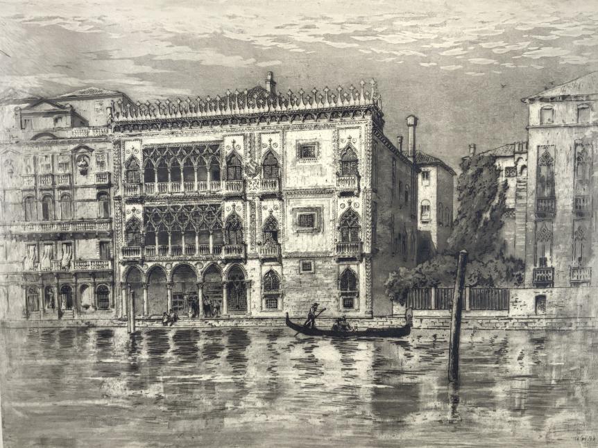 Axel Herman Haig (1835-1921), Venice, etching,1898 (1 of 6)