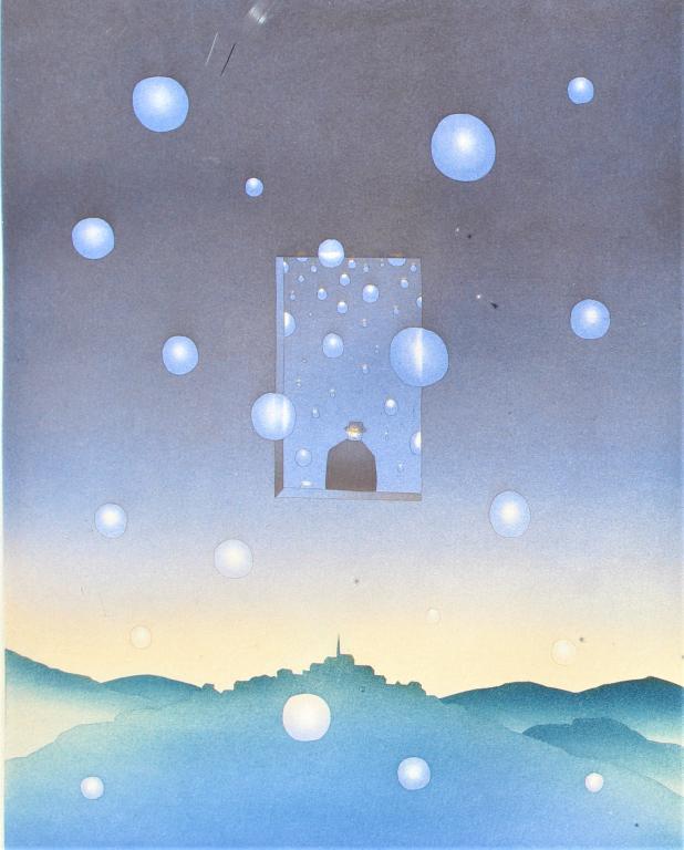 Jean-Michel Folon, Fenetres (Window Bubbles) (1 of 7)