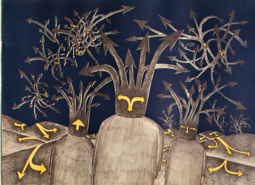 Jean-Michel Folon, Old Guardians (1 of 6)