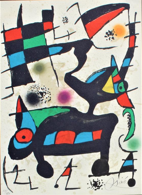 Joan Miro  Lithograph, after (1 of 4)