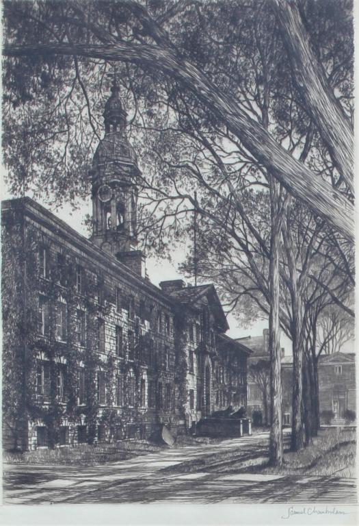 Samuel Chamberlain, Princeton University"" (1 of 4)