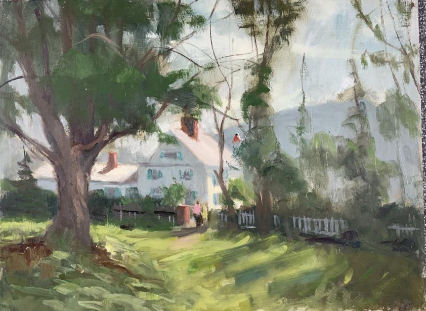 Harry Barton, white fence: Harry Barton, white fence. Harry Lang Barton was active/lived in New York. Harry Barton is known for illustration-book crime covers. Harry Barton was a member of the American Artists Professional Leag