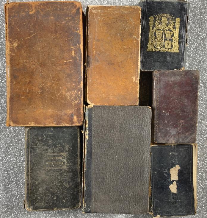 Old books, 7 in lot, John Milton, Masonic (1 of 5)