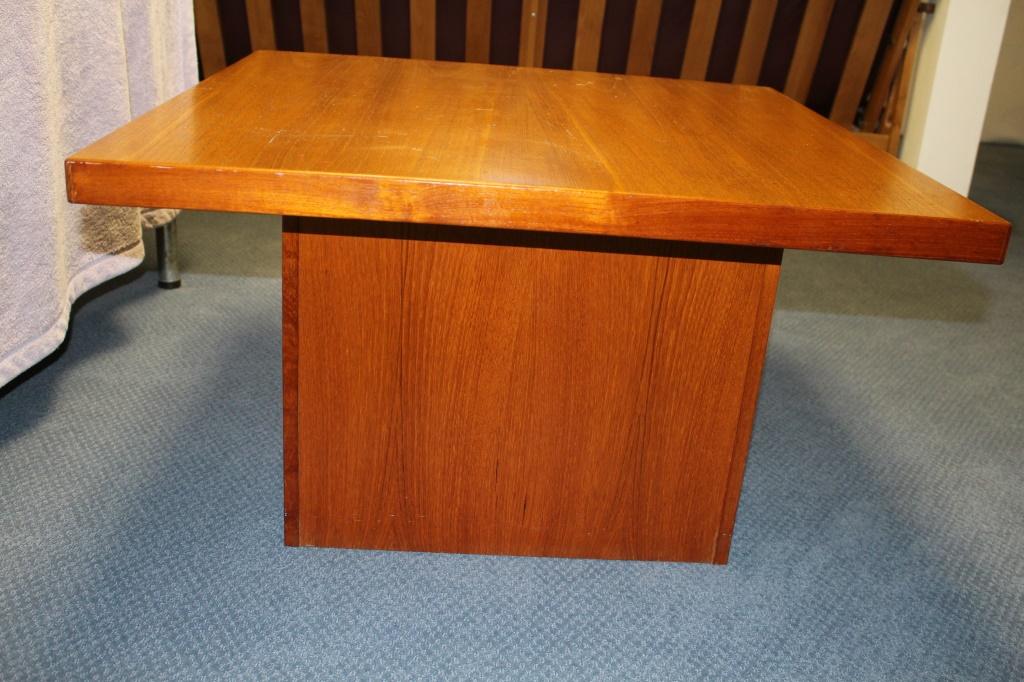 Karl Lindegaard Danish coffee table, teak, (1 of 11)