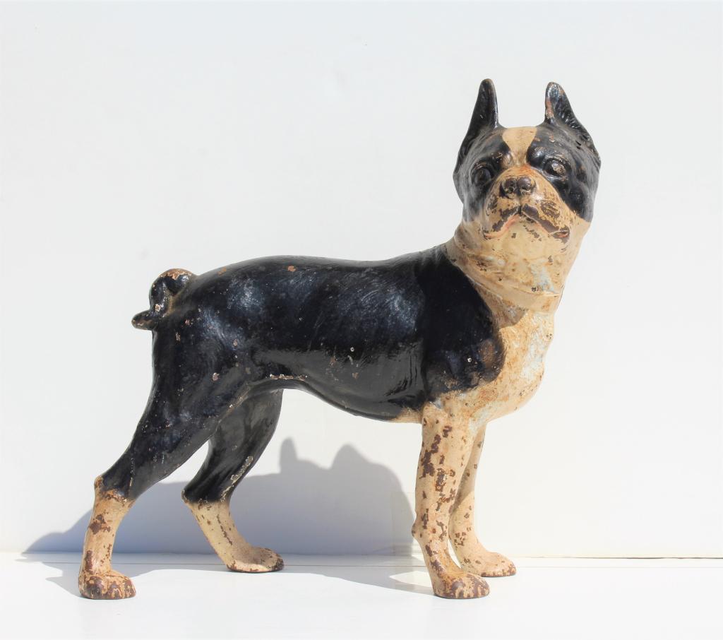 Bull Terrier, doorstop, Hubley most likely, (1 of 3)