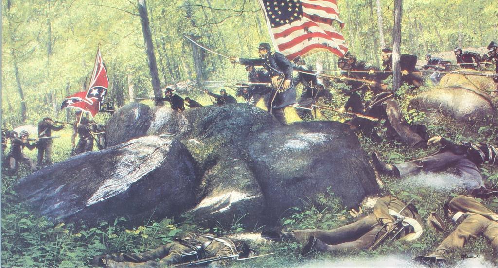 Battle of Little Round Top Gettysburg, Ron Lesser (1 of 6)