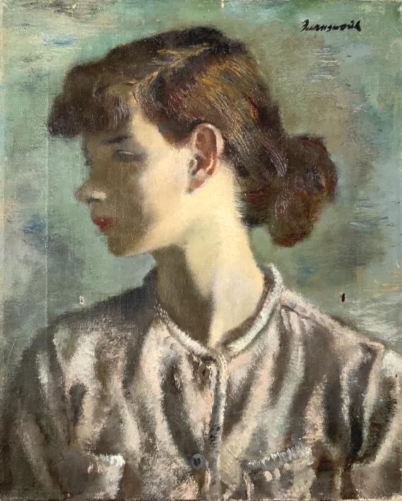 Jerry Farnsworth, Female portrait, Leila (1 of 7)