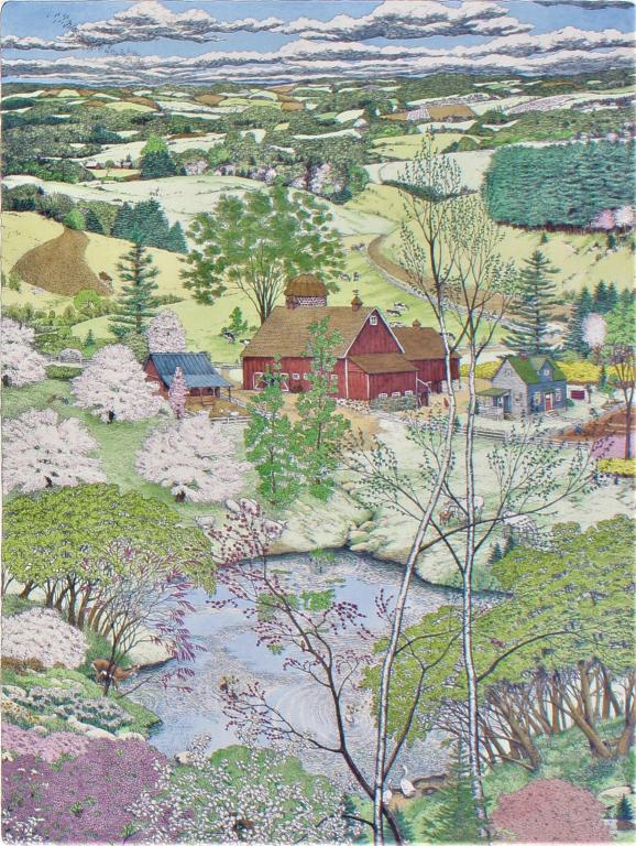 Early Spring, signed Hunt- Wulkowicz (1 of 9)