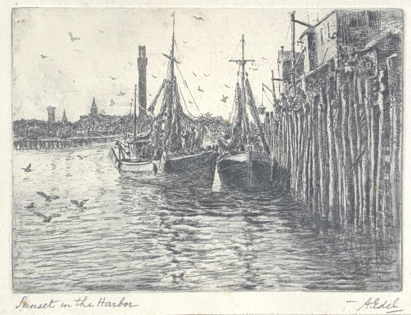 Albert Edel, Provincetown docks (1 of 8)
