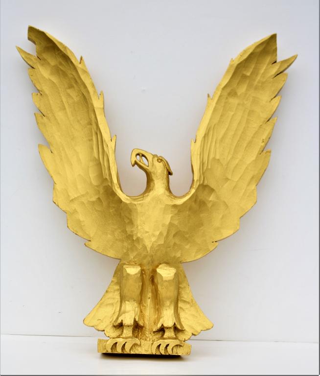J. Upton, Hand carved eagle, Dated 1956 (1 of 3)