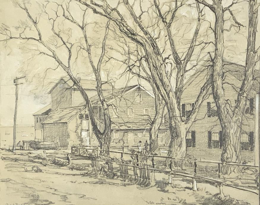 Robert Nisbet, Provincetown, "Waughâ€™s House"Paper (1 of 7)