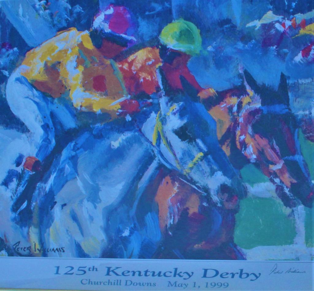 125th Kentucky Derby Srigraph (Peter Williams): 125th Kentucky Derby Srigraph (Peter Williams). Born March 22, 1934, in Ruatoria, a small east coast village on the north island of New Zealand, Williams was brought up in the family business of raisi