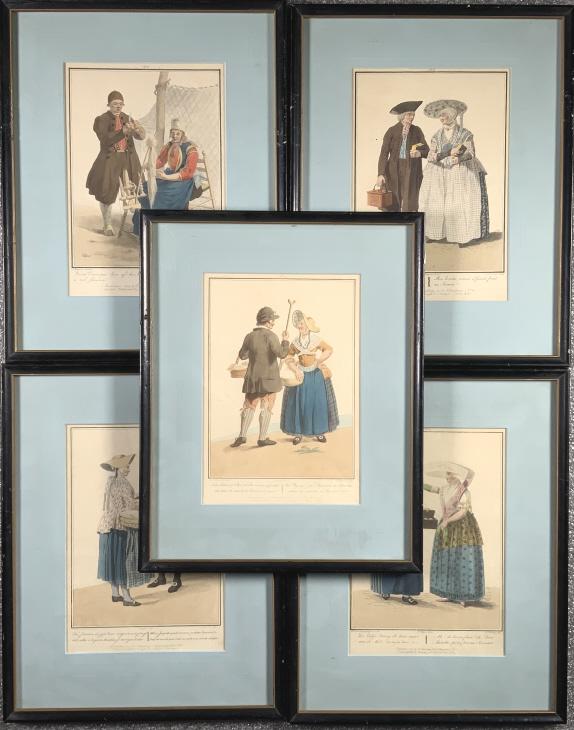 Five European prints, (1 of 13)