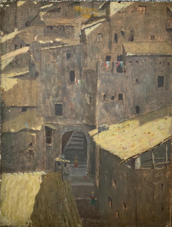 Harry Leslie Hoffman, Town street and buildings (1 of 5)