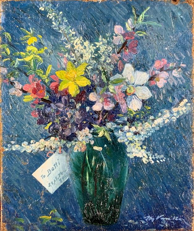 Maximilian Vanka, dated 1946, Floral Still life (1 of 13)