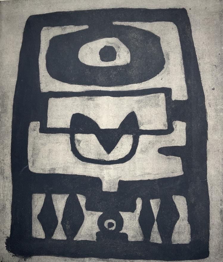 Jacques Soisson, large etching, Modern (1 of 8)