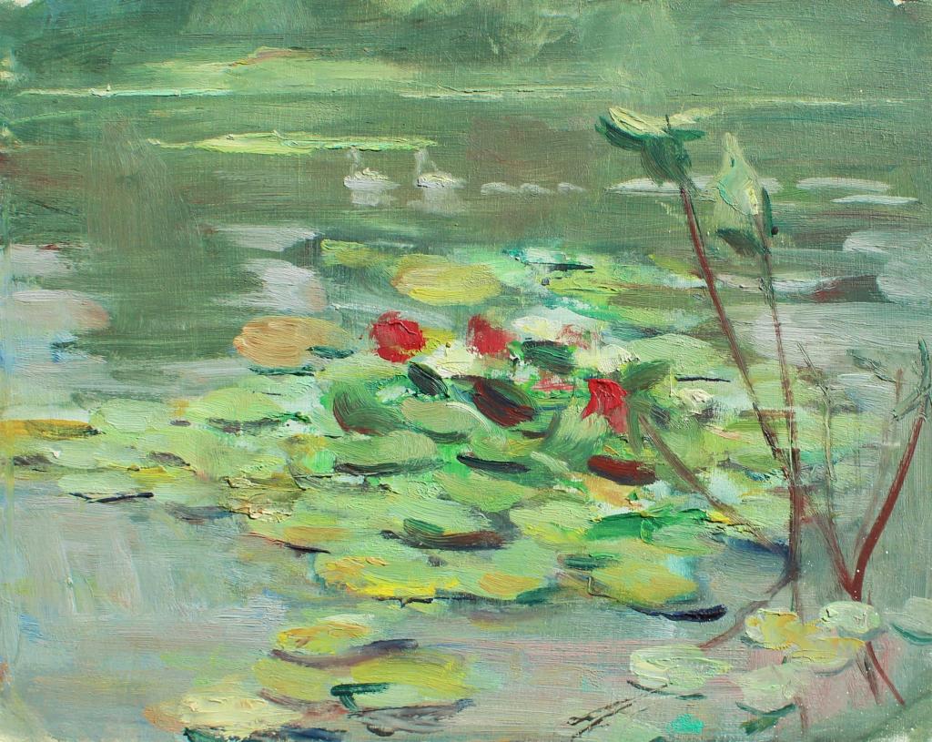 Harry Barton, Water Lillies (1 of 3)