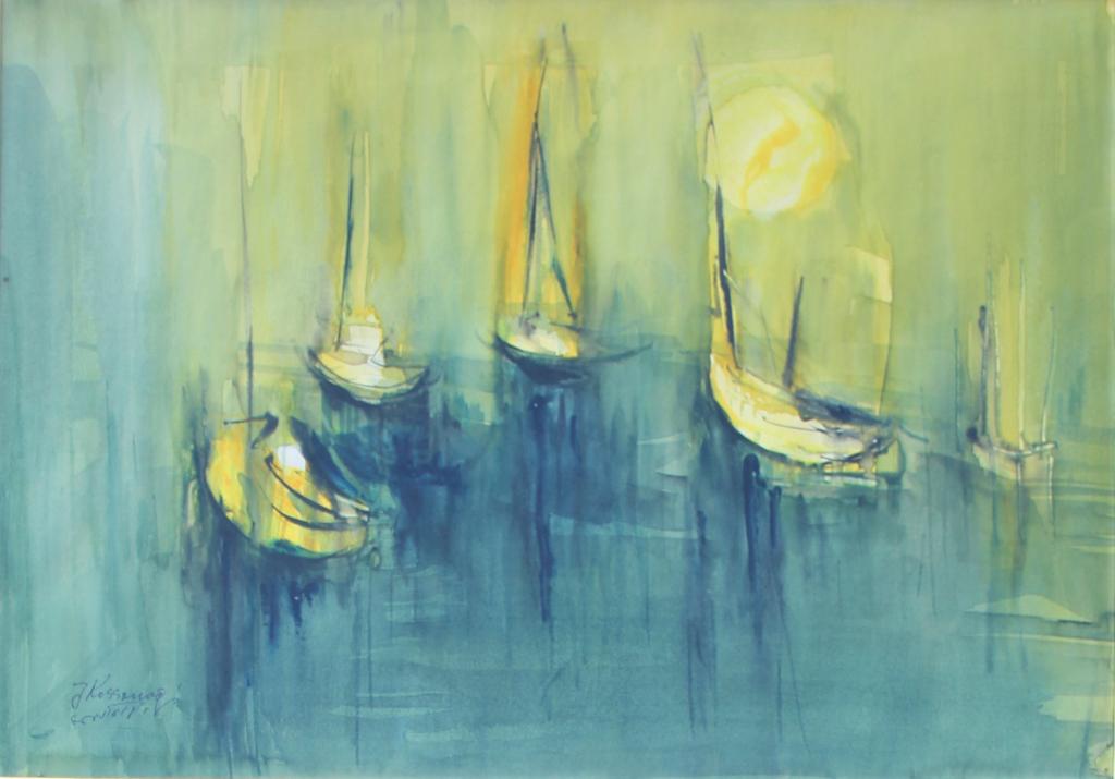 JOSEPH KOSSONOGI (1908-1981, Israel) Tel Aviv (1 of 4)