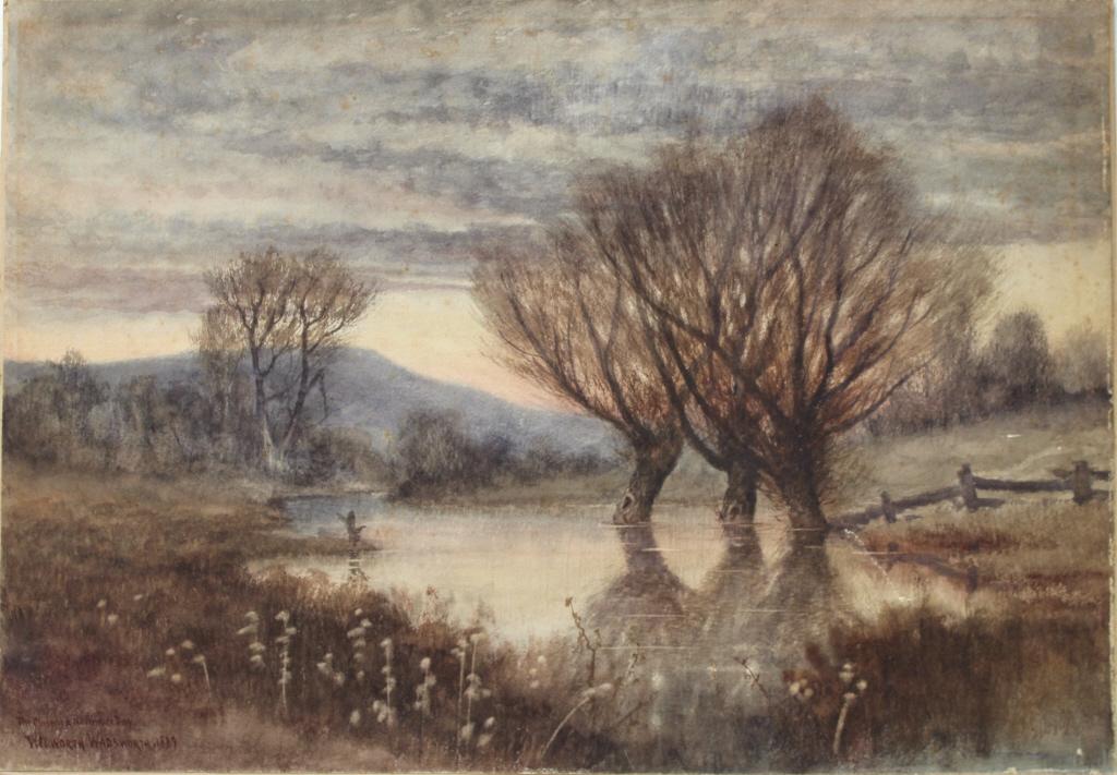 Wedworth Wadsworth, Dated 1889, watercolor (1 of 4)