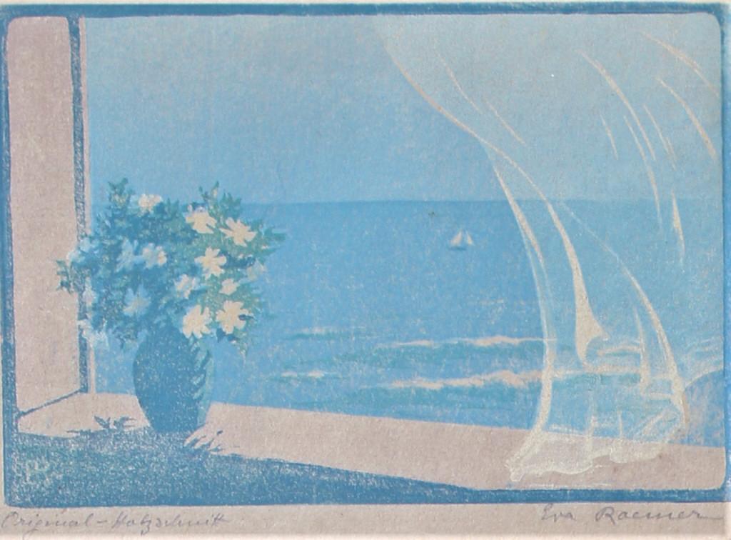 Eva Raemer, woodblock colored (1 of 4)