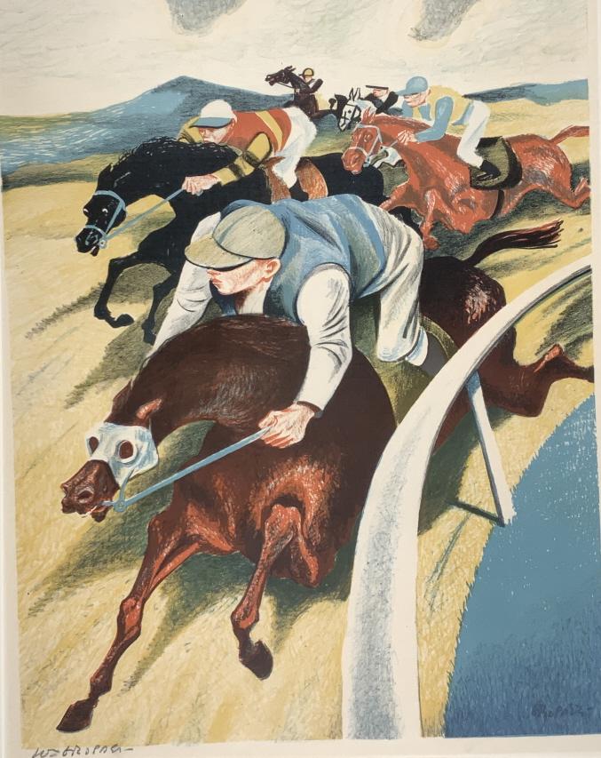 William Gropper, The Race, Litho in color (1 of 11)