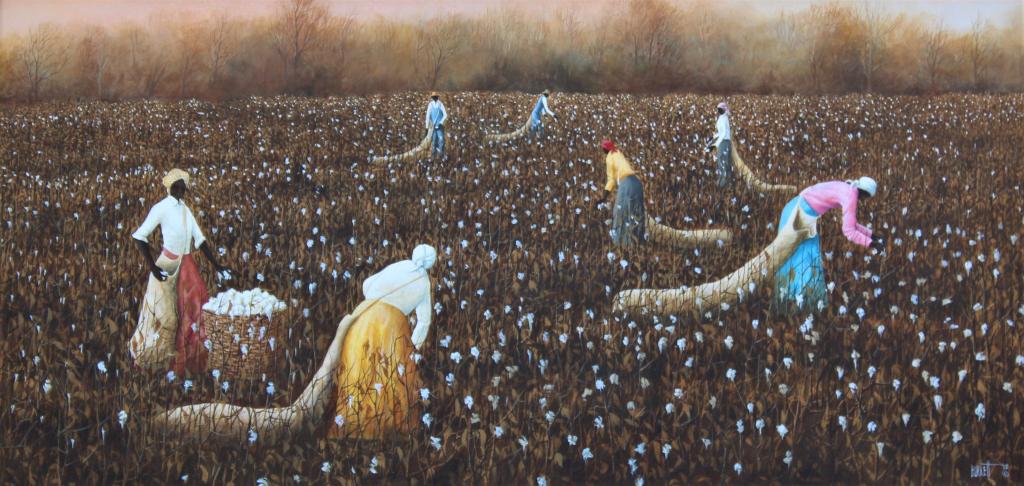 Bill Burkett , Alabama, Picking Cotton (1976) (1 of 5)