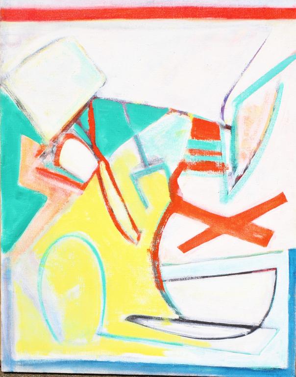 Robert C. Ludwig, Abstract. . Title: Modern. Medium: Oil on Canvas. Size: 30 x 24 in. Signature: (1 of 3)