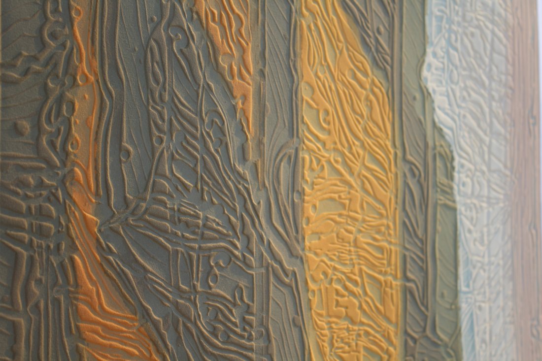 Marjorie Tomchuk, Embossed Collograph print.  Signed, titled, and numbered 6/150 in pencil  by (1 of 7)