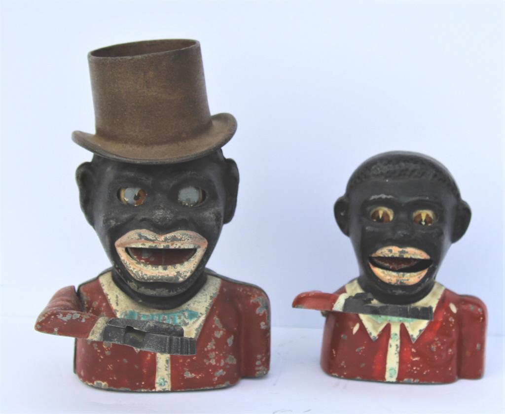 JollyBoy Cast Iron Money Bank アンティーク　貯金箱 Jolly Boy Cast Iron Money Bank - On The Square Emporium