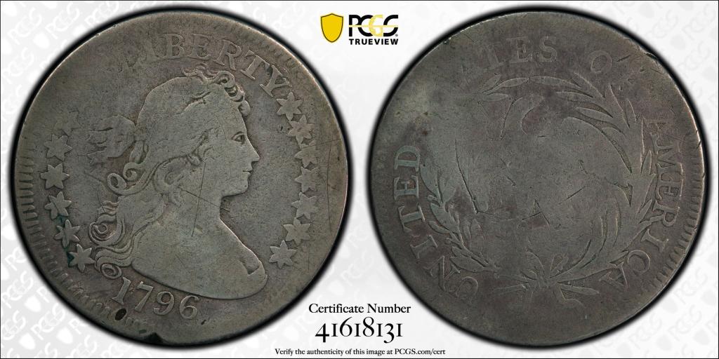 1796 QUARTER, PCGS CERT#41618131, USA Devices Engraved (1 of 10)