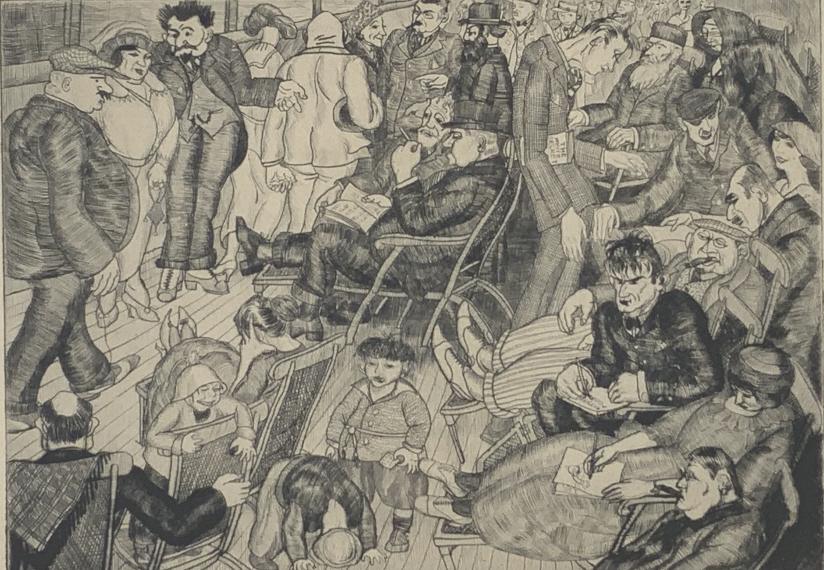 Peggy Bacon, The Promenade Deck (1 of 9)