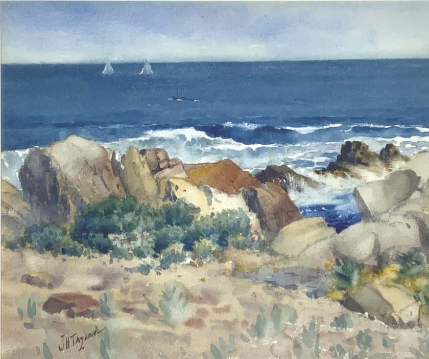 J. H. Taylor, Maine shoreline, summer sailing (1 of 8)