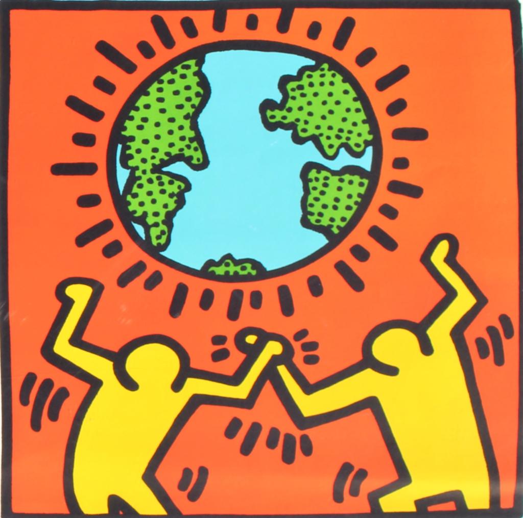 Pair of Keith Haring Posters (1 of 8)