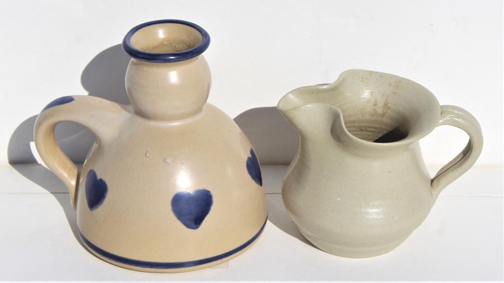 Pair of stoneware (Syrup and creamer) (1 of 6)