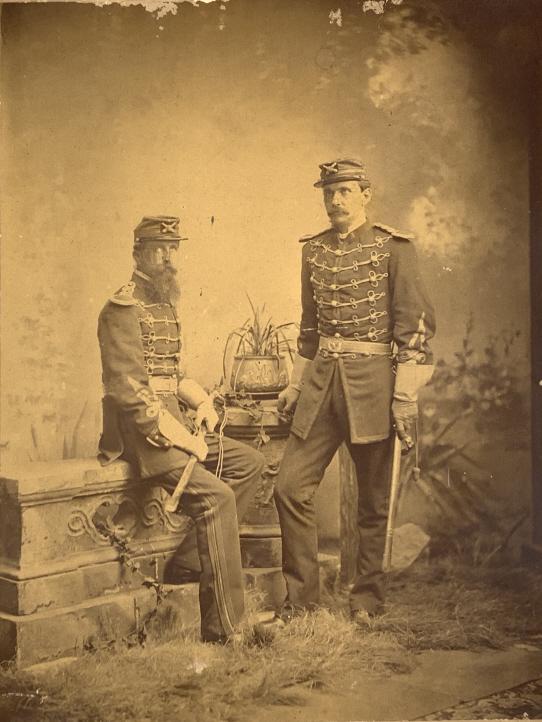 Civil war Soldier photograph: Civil war Soldier photograph. Mat size: 17 x 14. Title: Civil war Photograph. Medium: Photograph. Size: 13.25 x 10 in. Unframed.