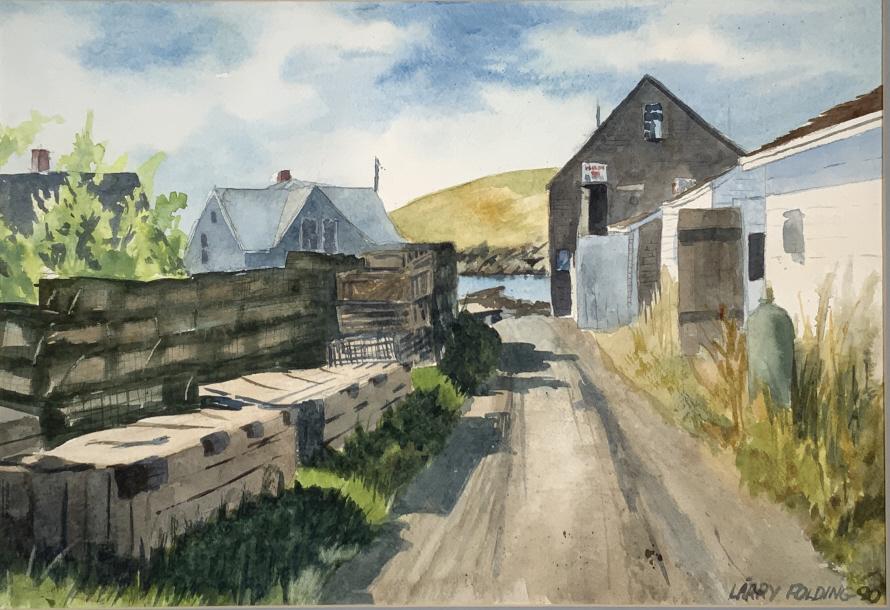 Larry Folding, Monhegan island, maine (1 of 9)