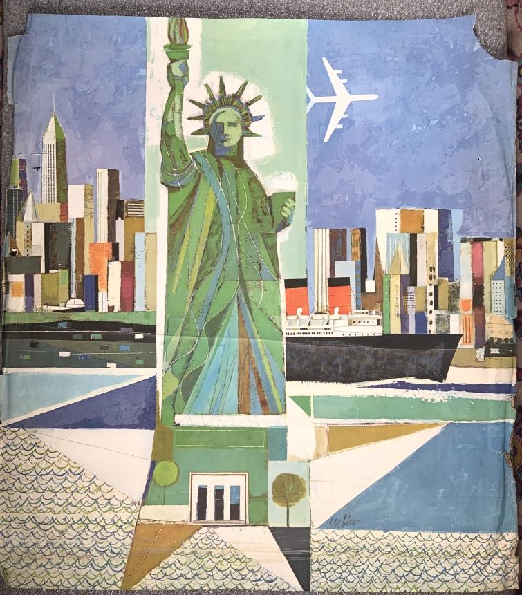 Webber New York travel poster  circa 64 (1 of 9)