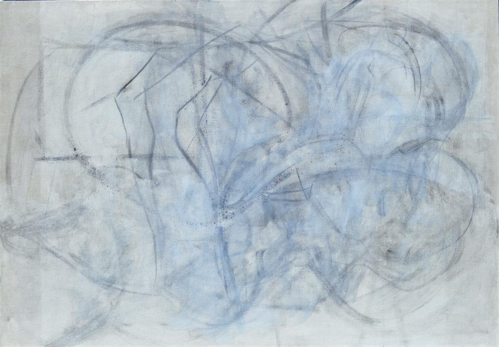Robert C. Ludwig, Modern Abstract, !: Robert C. Ludwig, Modern Abstract, !. . Title: Untitled. Medium: Oil on Canvas. Size: 38 x 50 in. Signature: Estate stamp on verso. Artist: Robert C. Ludwig. Unframed.